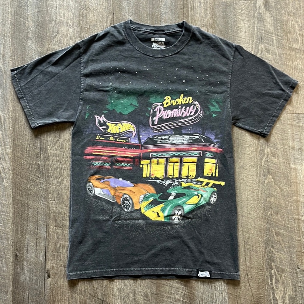 Zumiez Broken Promises Hot Wheel Retro Look Tee